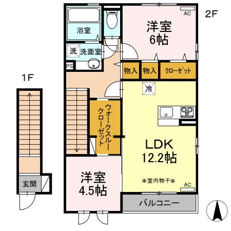 ハーベスト・ムーンⅠ 間取り図