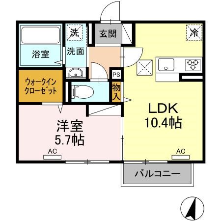エスポワール 間取り図