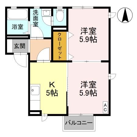 クレシェンテ 間取り図