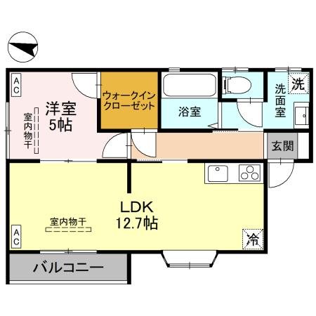 New Leaves 間取り図