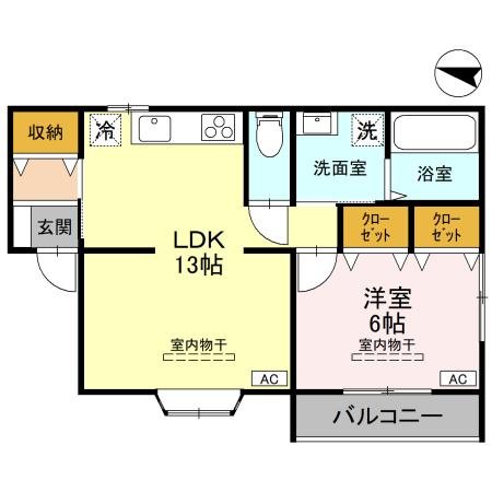 New Leaves 間取り図