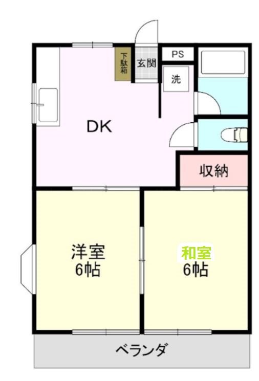 メロータウン　 間取り図
