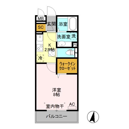 アロスネグロ 間取り図
