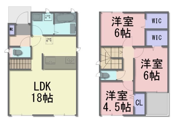 パルトネール前橋石倉町F 間取り図