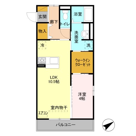 ハイグレードみずほ野 間取り図