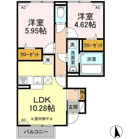 エスポワール・セレーノⅠ 間取り図