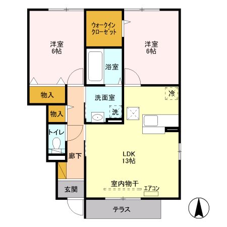 フォルトゥーナ 間取り図
