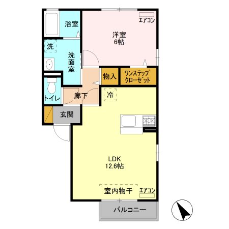 クレール・コート 間取り図