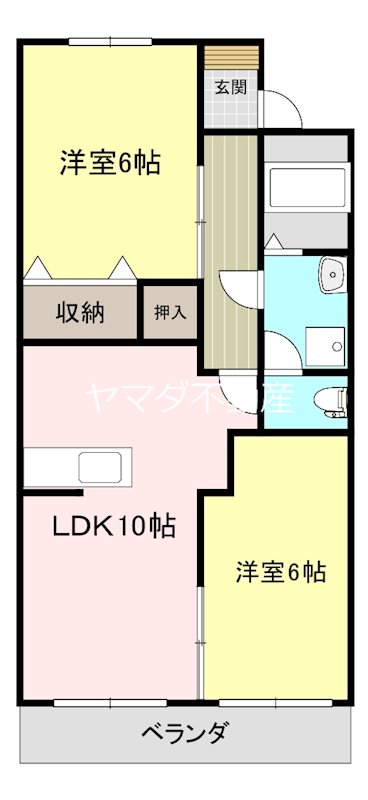 チェルシーⅡ 間取り図