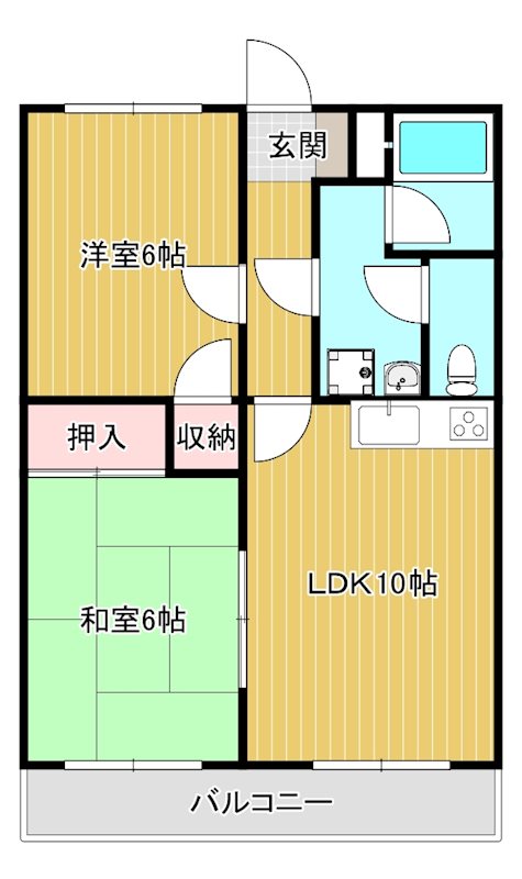 ハニーハイム 間取り図