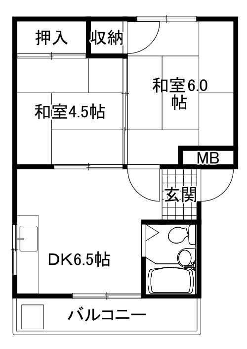 レジデンス江木 間取り図