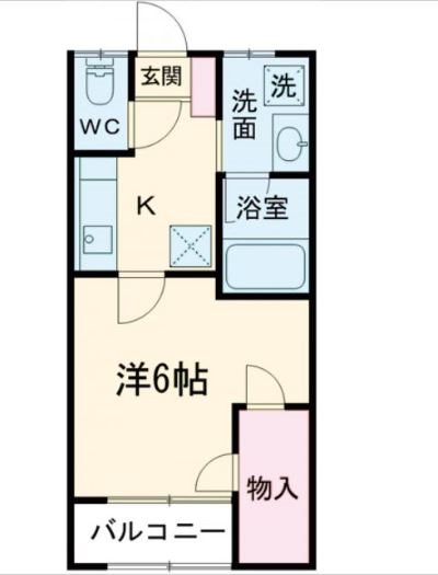 本町山岸ハイツ  間取り図