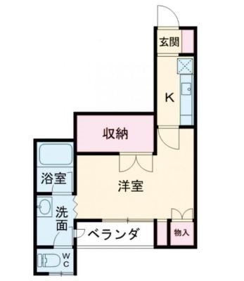本町山岸ハイツ  間取り図