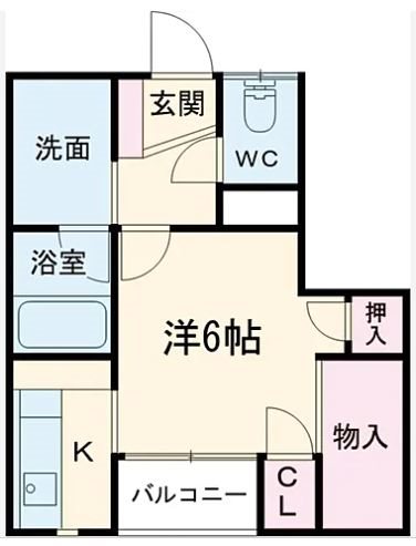 南町山岸ハイツ １ 間取り図