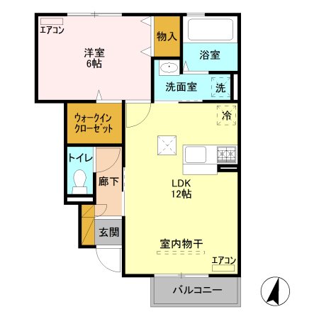 パストラル横山 間取り図