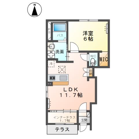 トリム　ガーデン 間取り図