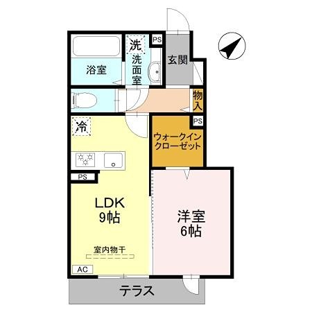 &amp;Sigma;residence歌川町 A棟  間取り図