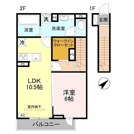 &amp;Sigma;residence歌川町 A棟  間取り図