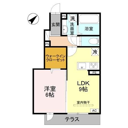 &amp;Sigma;residence歌川町 A棟  間取り図