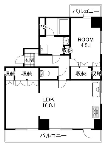 エルグランドレジデンス 間取り図