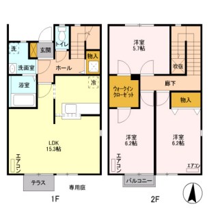 スクエア   間取り図