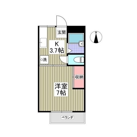 第二サンライフ大嶋 間取り図