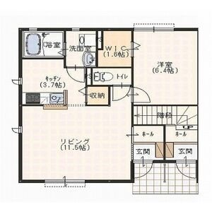 シャンクレールC棟 間取り図