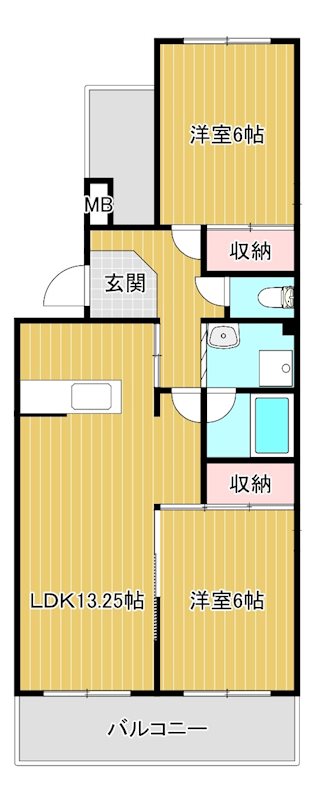 マンションアルス 間取り図