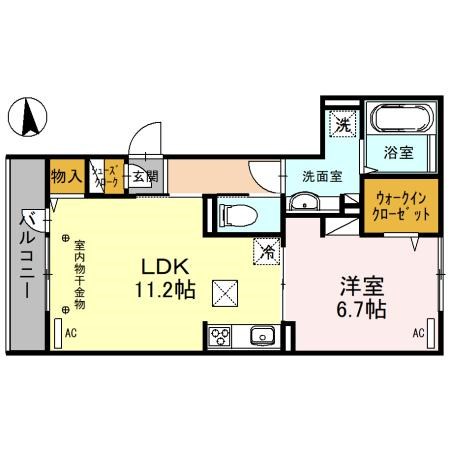 フェリーチェTAKASAKI 間取り図