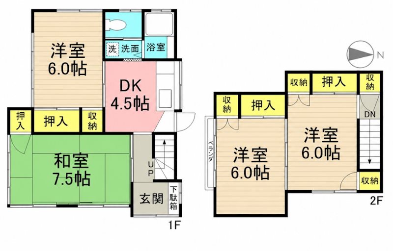 ケンハウス 間取り図