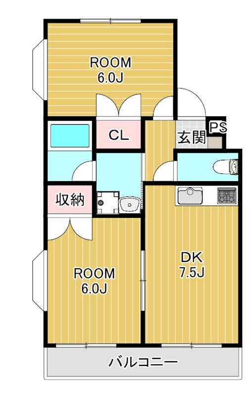 アイランドパレス　C 間取り図