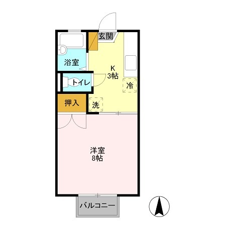 タカダハイツ 間取り図