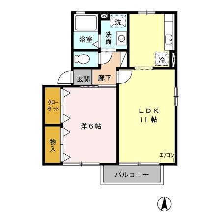 高崎グリーンハイツⅤ　 間取り図