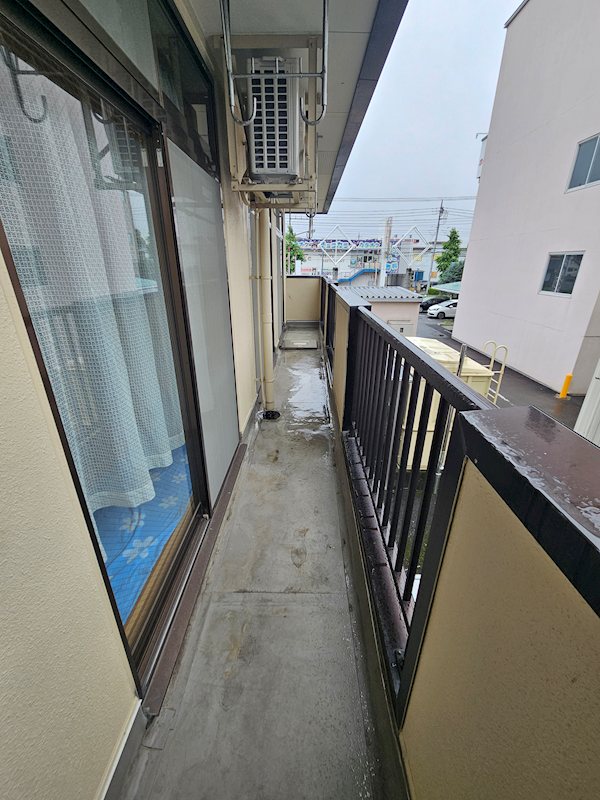 福室ハイツ ベランダ