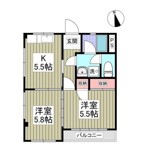 昭和マンション 間取り図