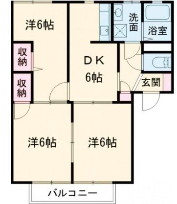 コスモリヴェール 間取り図