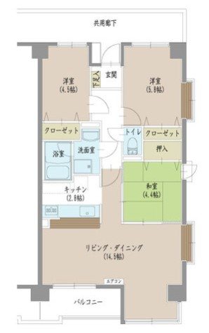 シャトレM 間取り図