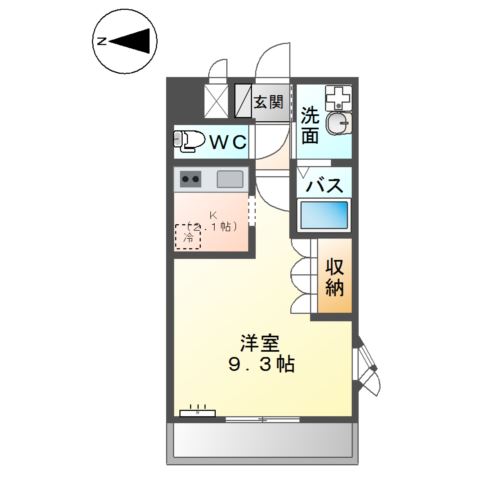 グレイスベル 間取り図