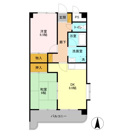 ロワイヤル 間取り図