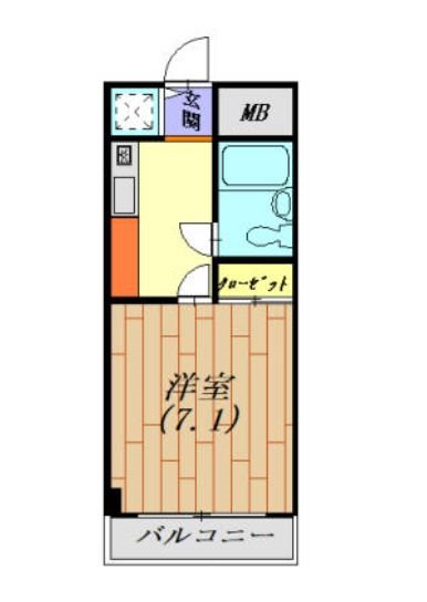前橋ユーアイビル 間取り図