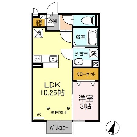 ルミエールF 間取り図