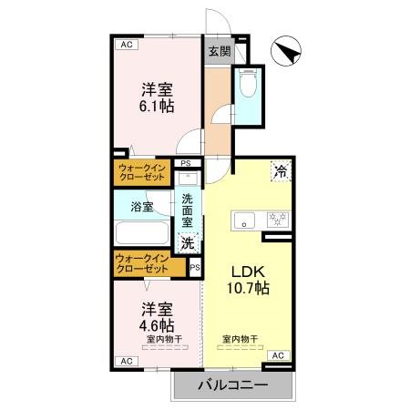 コンドミーニョ　ジャルディーニ 間取り図