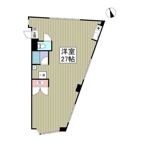 キュウブEX三俣 間取り図