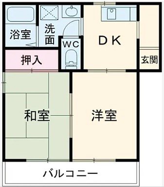 フレグランスA 間取り図