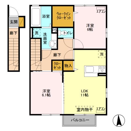 ランプリール 間取り図
