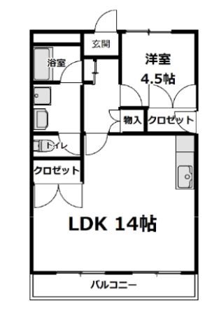 パークサイドハイツ 間取り図
