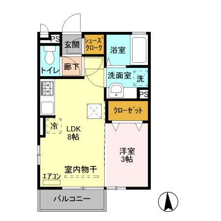 フォンテーヌ 間取り図