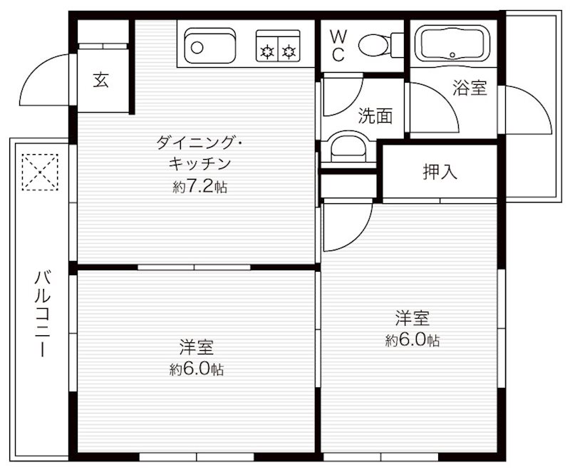 メゾン・ド・レグルス 301号室 間取り