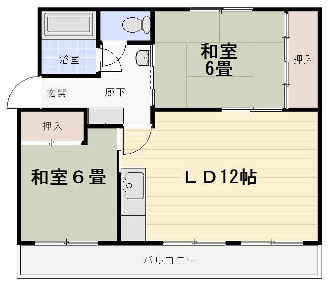 キャメルハイツ 104号室 間取り