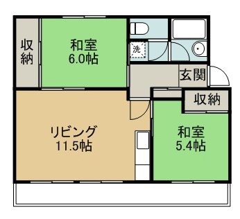 キャメルハイツ 503号室 間取り